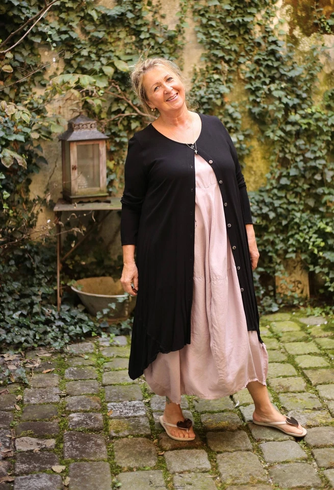 Privatsachen - Lagenlook BLUSE UNIVERSALGE Gr 44 bis 54 - schwarz - Bild 1 von 4