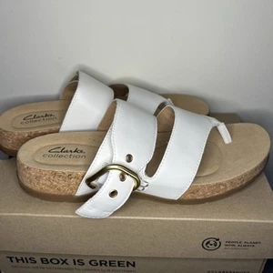 Clarks Damen Reileigh Park Off White Lea 7 M - Bild 1 von 5