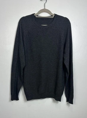 Sudadera suéter gris oscuro KINROSS Coverstitch para hombre talla XL Foto 1 de 4