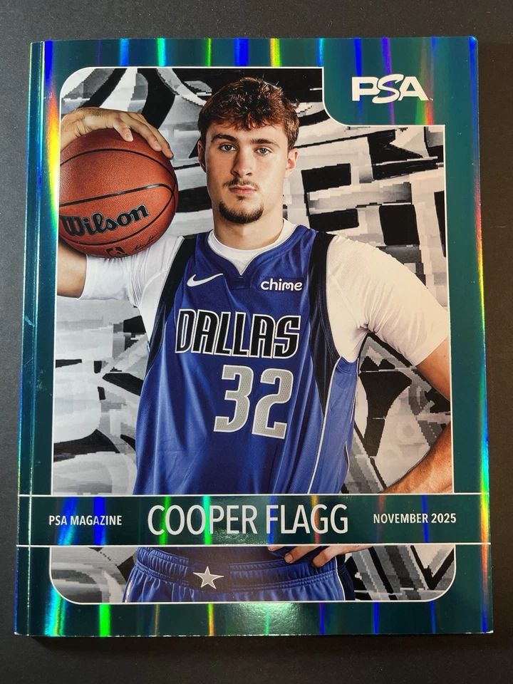PSA Magazine November 2025 Volume 47 Cooper Flagg Light Blue Holo /50 - Image 1 of 3