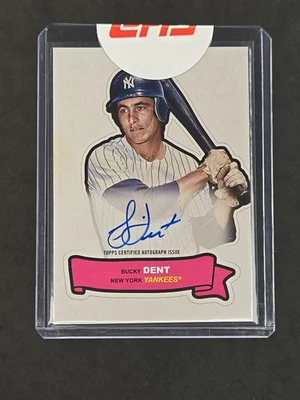 2024 Topps Archives 1968 Action All-Stars Auto Bucky Dent NY Yankees SEALED - Image 1 of 2