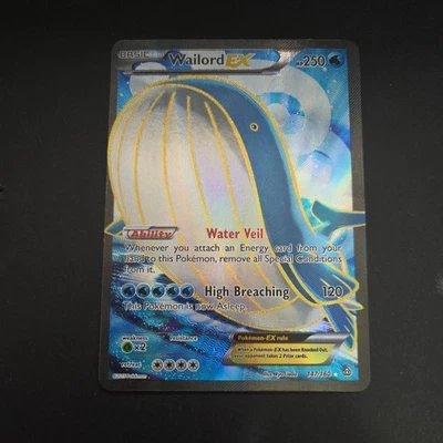 Wailord EX (147 Full Art) 147/160 XY - Primal Clash Holo - Image 1 of 2
