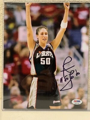 Rebecca Lobo Signed New York Liberty 8x10 Photo PSA/DNA - Image 1 of 4