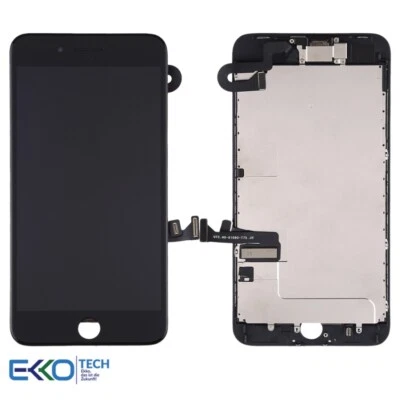 Display für iPhone 8 Plus Touchscreen LCD Retina 3D KOMPLETT VORMONTIERT Schwarz - Bild 1 von 4