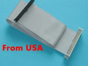 Hergestellt in den USA 24 Zoll 40-poliger Stecker auf Buchse IDE (PATA) Verlängerung flaches Flachbandkabel - Bild 1 von 1