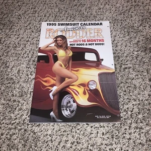 Calendario traje de baño American Rodder 1995 vintage grande 16x22 - Imagen 1 de 5