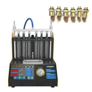 Ultrasonic Fuel Injector Cleaner Tester Machine +18PCS Injection Nozzle Adapter - Picture 1 of 10