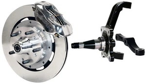 WILWOOD DISC BRAKE KIT,FRONT,WITH WWE PRO SPINDLES,12" ROTORS,POLISHED CALIPERS - Picture 1 of 6