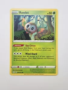 Pokémon TCG Card Shining Fates Rowlet Common 006/072 Pokemon - Picture 1 of 1