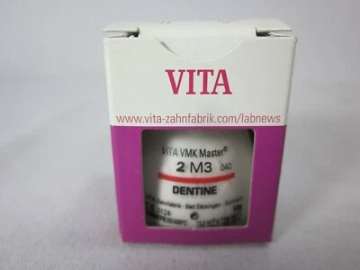 Polvo dental VITA VMK Master Dentine 2 M3 12 g VX70-040 NUEVO Foto 1 de 3