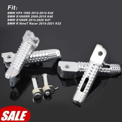 Adaptadores reposapiés delanteros y traseros NineT para BMW HP4 1000 S1000RR S1000R R Foto 1 de 4