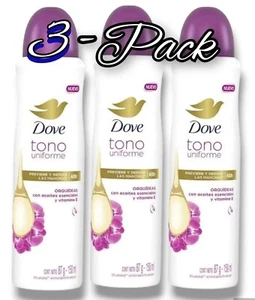 3 Pack Dove Tono Uniforme Orquidia Whitening Deodorant 48h AntiPerspirant 150ml - Picture 1 of 4