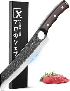 8.35Inch Stainless Steel Kitchen Japanese Chef's Knife Meat Cleaver Fruit Cutter - Picture 1 of 6