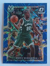 2017-18 Panini Prizm KHRIS MIDDLETON #84 Blue Velocity Prizm Milwaukee Bucks 