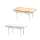 Retro Desk Office Table Dolls House Miniatures 1:12 Scale Furniture Accessorie