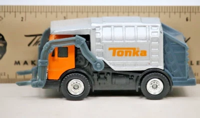 2012 Hasbro Funrise Diecast & Plastic Tonka Front Load Sanitation Garbage Truck  - Image 1 of 4