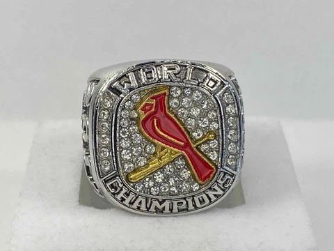 St Louis Cardinals Championship Ring - 2011 World Series Ring - Freese - No Box Cover