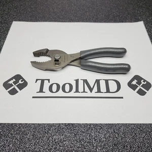 Snap-on Tools NEW DARK TITANIUM 6" Talon Soft Grip Combo Slip-Joint Pliers 46ACF - Picture 1 of 11