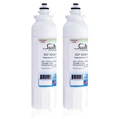 Swift Green SGF-ADQ401 Rx Fits for LG LT800P, ADQ73613401 Water Filter (2 Pack) - Image 1 of 4