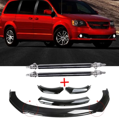 Front Bumper Lip Part Accessories Splitter Spoiler For Dodge Grand Caravan - Image 1 of 4