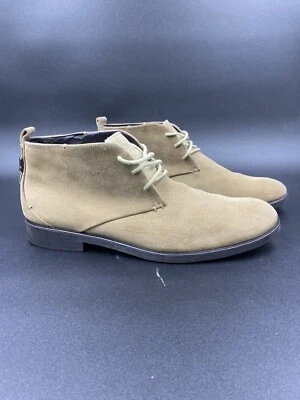 Botas Chukka Calvin Klein Vernon Para Hombres Gamuza Tiro Medio Beige Talla 12 M, ¡Bonitas! Foto 1 de 4