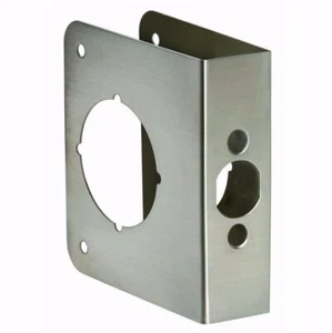 Refuerzo de puerta de acero inoxidable #2051-SSS de 1-3/8" de espesor de puerta, respaldo de 2-3/8" - Imagen 1 de 1