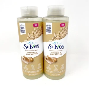 (2) Jabón corporal calmante St. Ives avena y manteca de karité extracto natural 16 oz NUEVO - Imagen 1 de 7