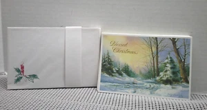 Christmas Card & Envelope Lot of 16 Blessed Christmas Joyfully Yours DaySpring - Picture 1 of 5