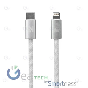 NCC CAVO DI RICARICA USB-C LIGHT PER IPHONE XC-0112 36W CHARGING 1.2M BIANCO - Imagen 1 de 4
