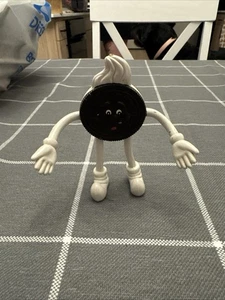 Giocattolo Vintage Anni 90 Oreo Cookie Anthro Man Bendy Figure Nabisco Pieghevole Promo 1991 - Foto 1 di 6