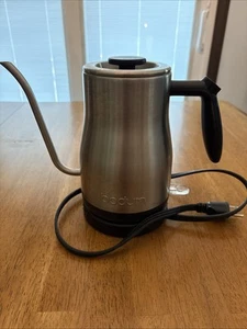 Bodum Goose Neck 34oz Electric Kettle Stainless Steel *For parts/Not Working - Picture 1 of 4