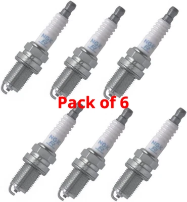 6 PACK Spark Plug NGK BR8HS-10 Yamaha Tohatsu 1134 Marine Boat Engine Waverunner - Image 1 of 4