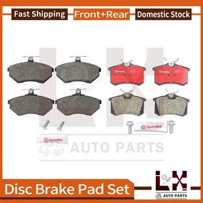 Juego de 8 pastillas de freno de disco delanteras traseras Brembo para Volkswagen Golf 1998-1999 Foto 1 de 4