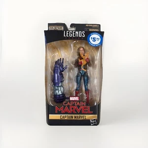 Figura de acción Marvel Legends 6" Capitana Marvel en chaqueta de bombardero Kree Sentry BAF - Imagen 1 de 5