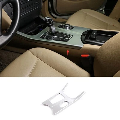 For BMW X3 F25 2014-2017 ABS Silver Central Console Gear Shift Frame Cover Trim - Image 1 of 4