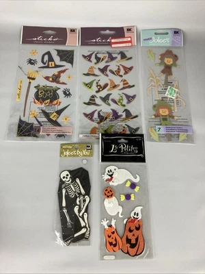 Halloween Harvest Lot Scrapbook Stickers Jolee’s EK LaPetites - Image 1 of 4