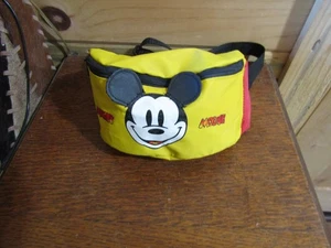 CINTURÓN CINTURA ROGER GIMBEL Vintage MICKEY MOUSE Nylon Riñonera - Años 80 - Imagen 1 de 3