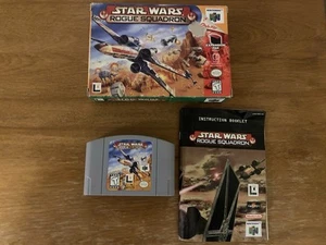 Star Wars Rogue Squadron N64 TESTED COMES WITH BOX PROTECTOR - Picture 1 of 4
