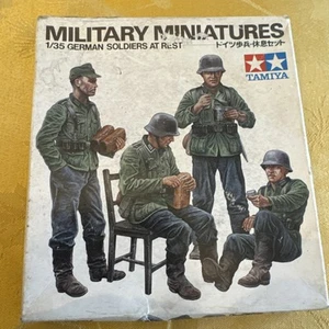 NOS 3629 Tamiya 1/35 German Infantry Rest Set Plastic Model Japan Made Army - Picture 1 of 24