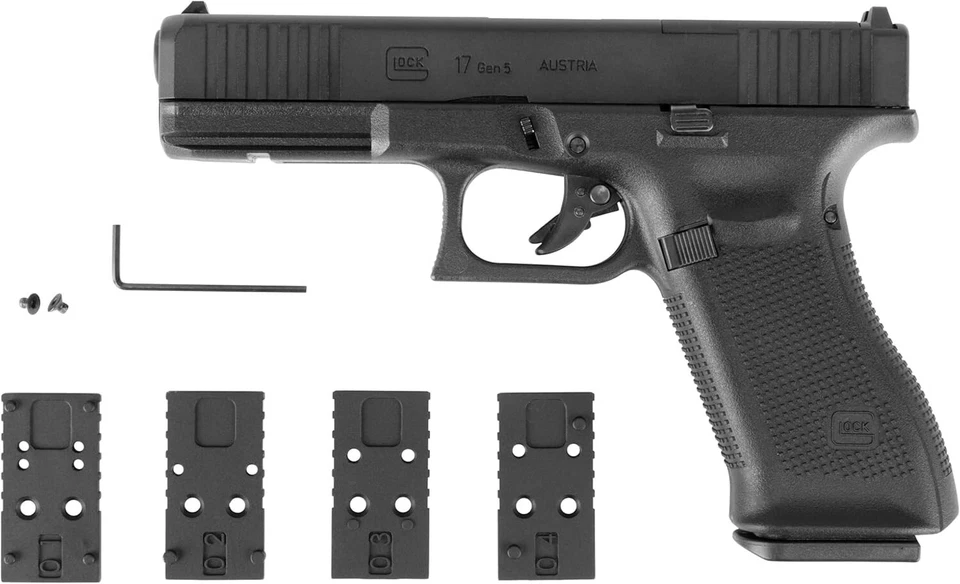 Pistola de ar Umarex Glock 17 Gen 5 .177 cal MOS C02 Blowback 2255232 - Imagem 1 de 4
