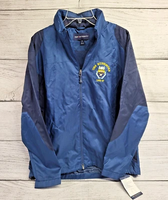Port Authority Endeavor Jacket USS Rushmore LSD 47 Navy Blue Men's Large NEW - Image 1 of 4