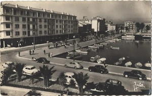La SEYNE sur MER 83 Le PORT Autos CPSM écrite à Colette et Jocelyne TURGIS ~1950 - Imagen 1 de 2