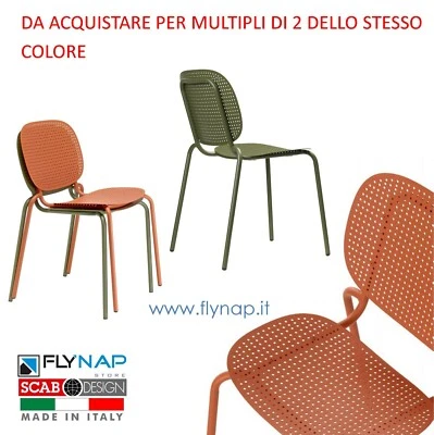 SEDIA CASA BAR CAFFETTERIA BISTROT PIZZERIA LOUNGE SI-SI DOTS SCAB DESIGN - Immagine 1 di 4