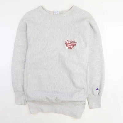 Sudadera De Colección Wisconsin Badgers Campeón de Hockey Tejido Inverso XL 90s NCAA Foto 1 de 4