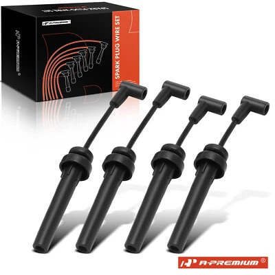 Juegos de 4 cables de bujías para Jeep Wrangler 03 04 05 06 Liberty 02-05 L4 2,4 L Foto 1 de 4