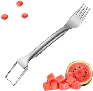 Watermelon Cutter 2-In-1 Stainless Steel Fruit Watermelon Slicer Kitchen Gadgets - Picture 1 of 12