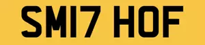SMITH PRIVATE NUMBER PLATE SM17 HOF CHERISHED REGISTRATION SMITHS SMITHY SMITHO - Picture 1 of 3