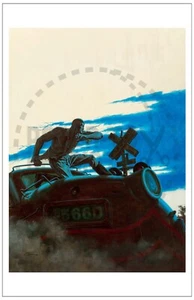 PÓSTER IMPRESO DOC SAVAGE - 1968 MUERTE FRÍA - JAMES BAMA. 11"" x 17"" - Imagen 1 de 1