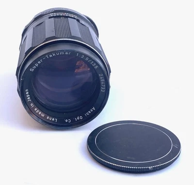 Pentax 135mm f3.5 Super-Takumar M42 prime telephoto camera lens (fungus) - Image 1 of 4