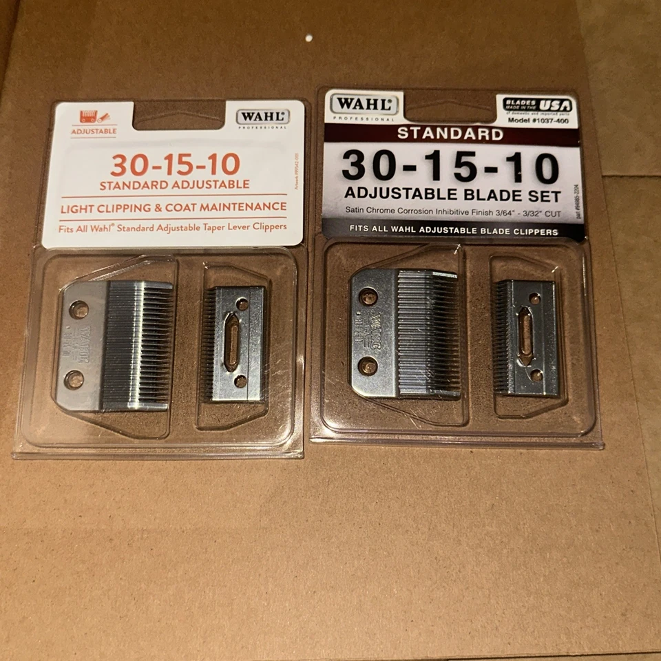 NUEVO Wahl Professional #30-15-10 Hoja de Repuesto Cortapelos Ajustable Estándar Foto 1 de 1
